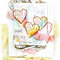 Watercolor Heart Card - Prima