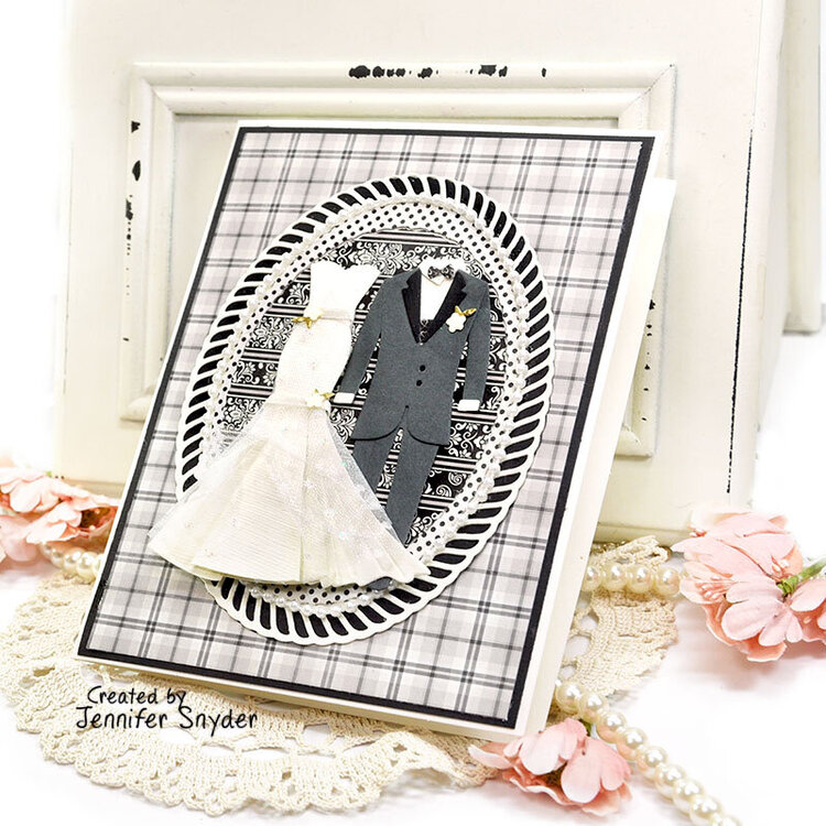 Bride and Groom Card