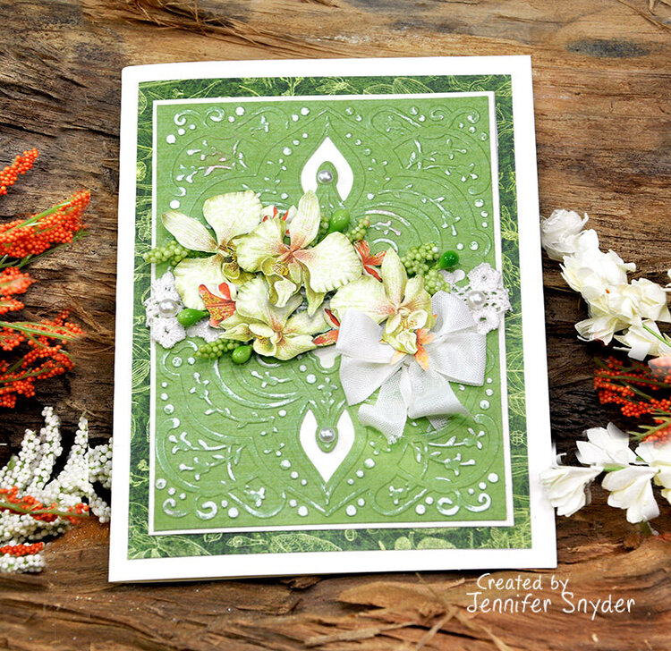 Exotic Flowers Card