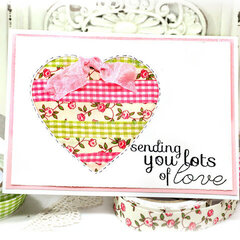 Fun  Washi Tape Heart Card DIY