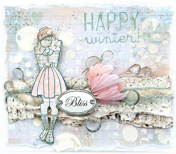 Winter Card - Prima - Julie Nutting