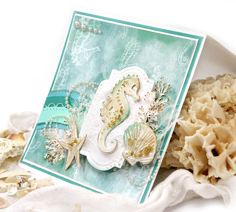 Seaside Seahorse Card