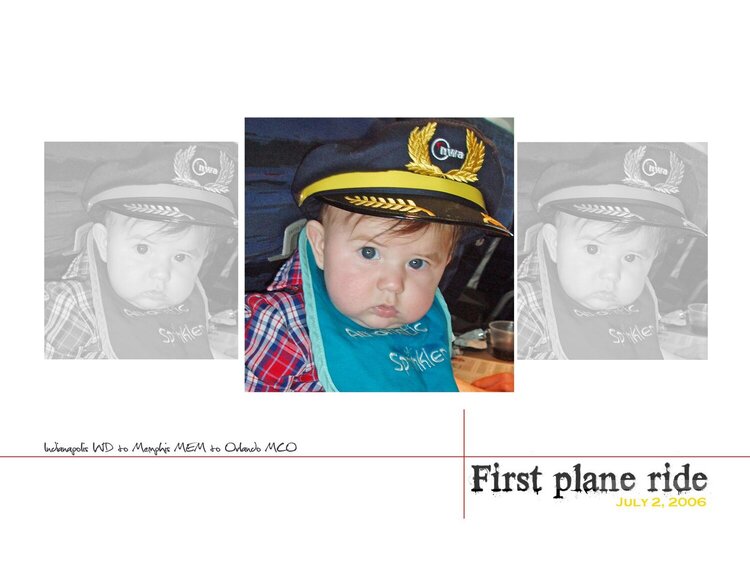 First plane ride