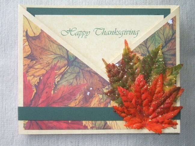 Thanksgiving Criss-Cross Card