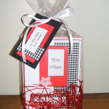Teacher Gift ~ Note Cards Simply Wrapped Up