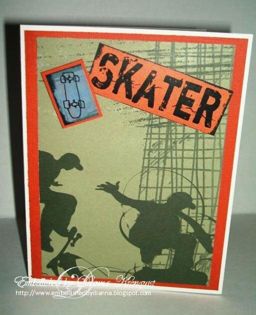 Skater Birthday Card