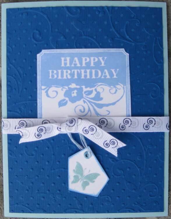 Double Embossed Card