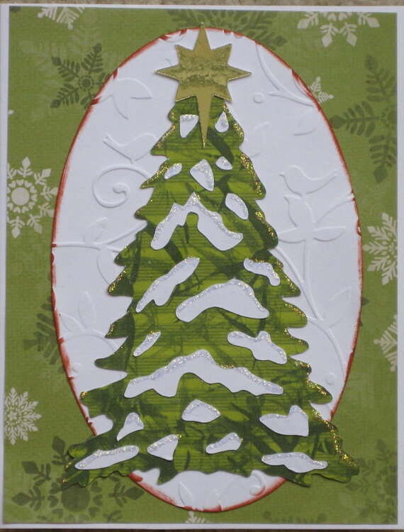 Snowy Tree Card