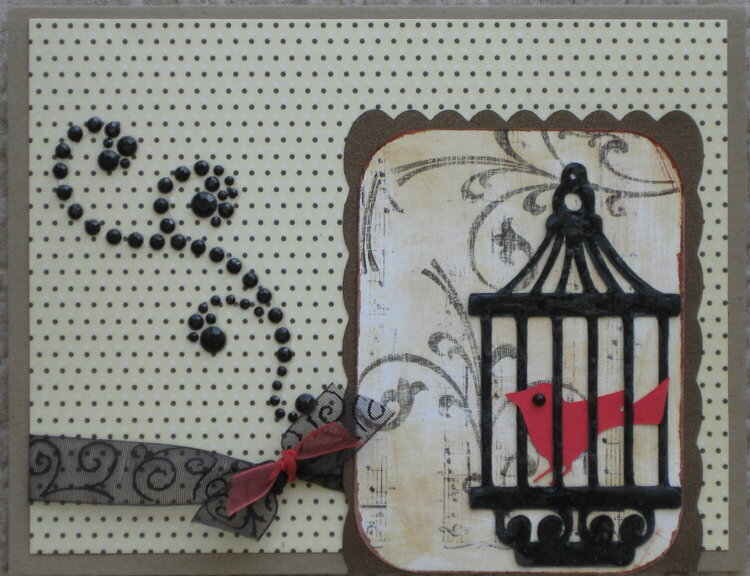 Bird Cage card