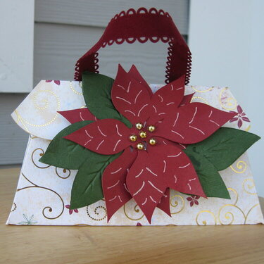 Poinsettia Gift Card Holder