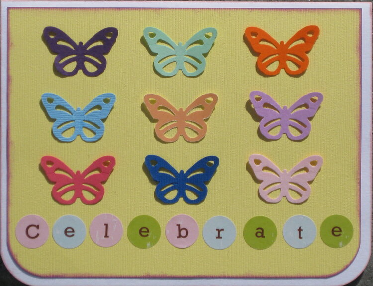 Butterfly card