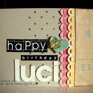 Happy Birthday Luci