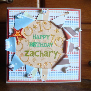 Happy Birthday Zachary