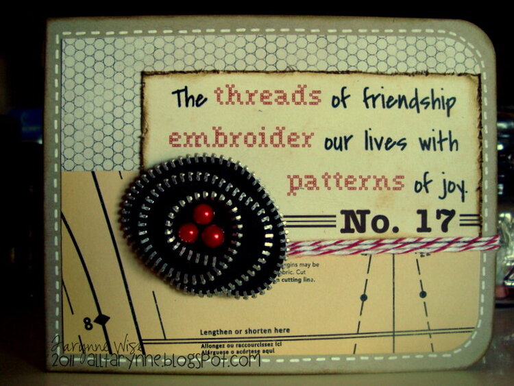 The threads of friendship