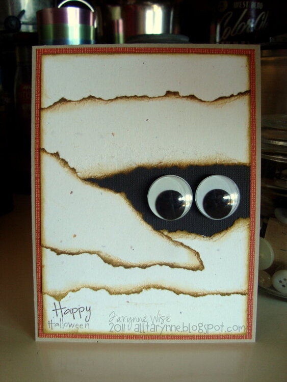 Happy Halloween - Mummy Card