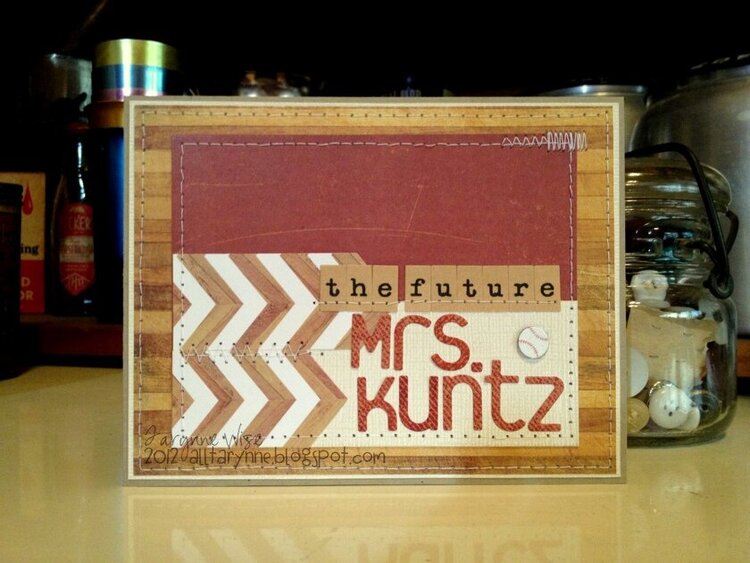 The future Mrs. Kuntz