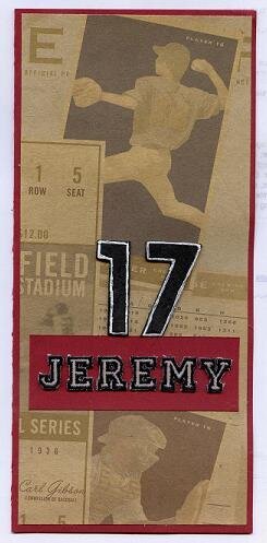 Jeremy&#039;s Birthday Card