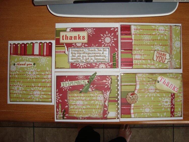 Christmas Thank You Cards