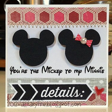You&#039;re the Mickey to my Minnie