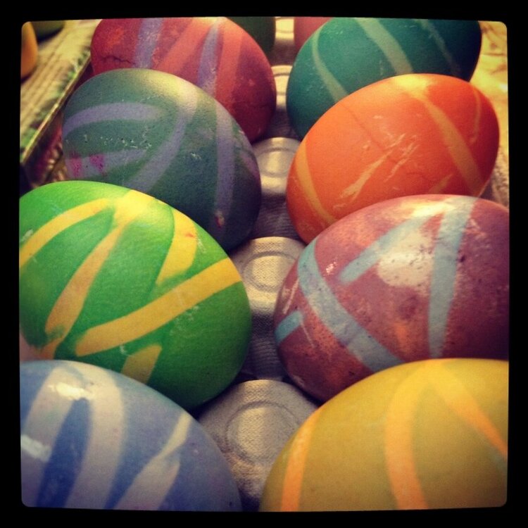 Rubberband Easter Eggs!