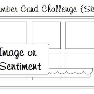 November Card Challenge - sketch