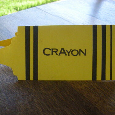 Crayon Card