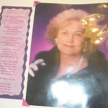My Mom&#039;s Glamour Shot Page with Poem - Page 2