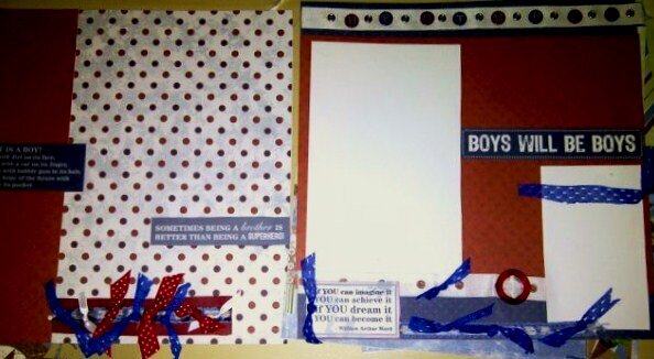 Boys Will Be Boys - 2 Page Layout