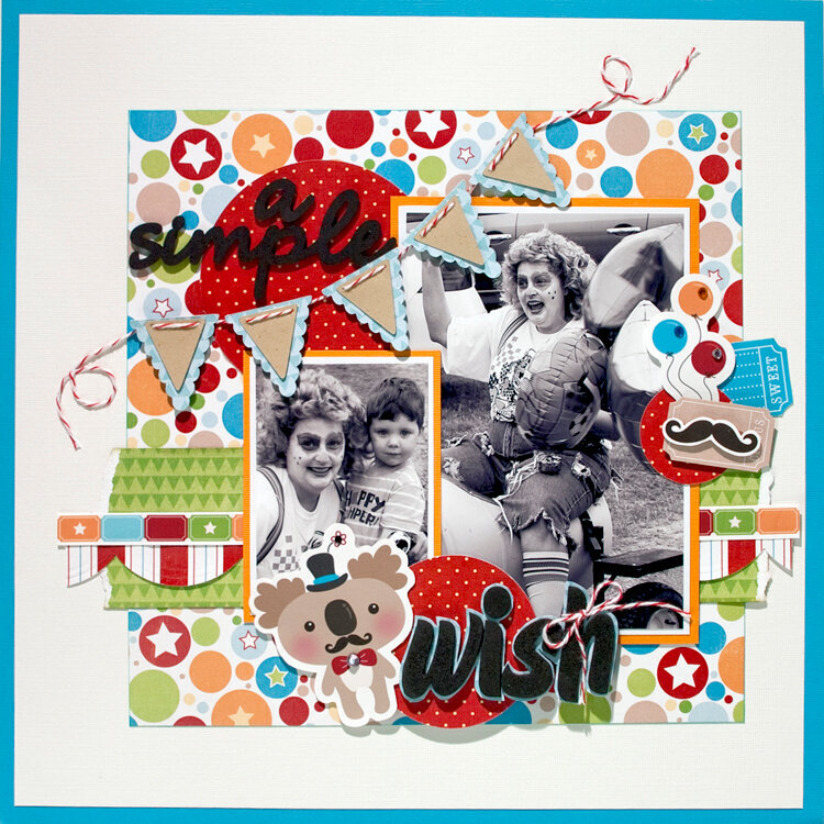 Animal Crackers &quot;A Simple Wish&quot; Layout