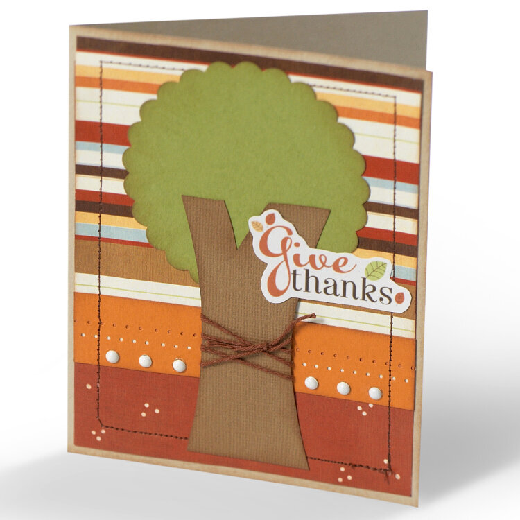 Tree Gift Thanks Card