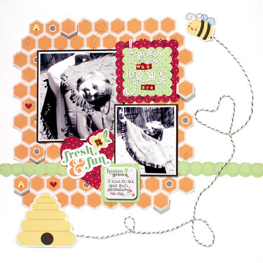 Berrylicious &quot;Bee Who You Are&quot; Layout