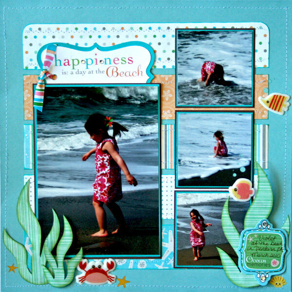 Happiness is a Day at the Beach by Erin Bassett