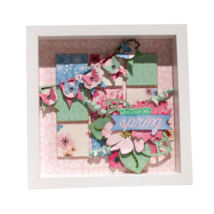 Garden Party &quot;Spring&quot; Shadow Box