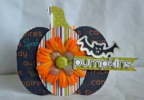Pumpkin Card by Guiseppa Gubler