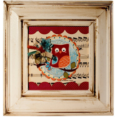 Happy Harvest Owl Frame