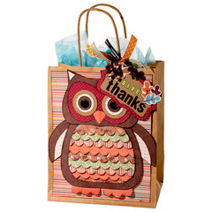 Give Thanks Owl Gift Bag