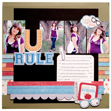 U Rule Using Imaginisce Geek is Chic Collection