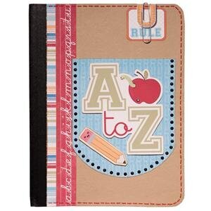 A to Z Notebook Using Imaginisce Geek is Chic Collection