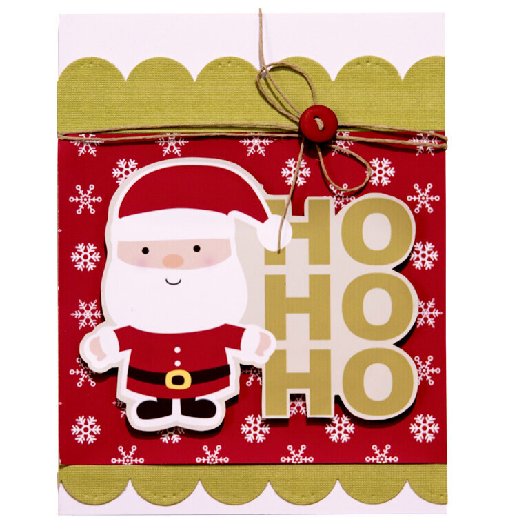 HO HO HO using Imaginisce Santa&#039;s Little Helper Collection