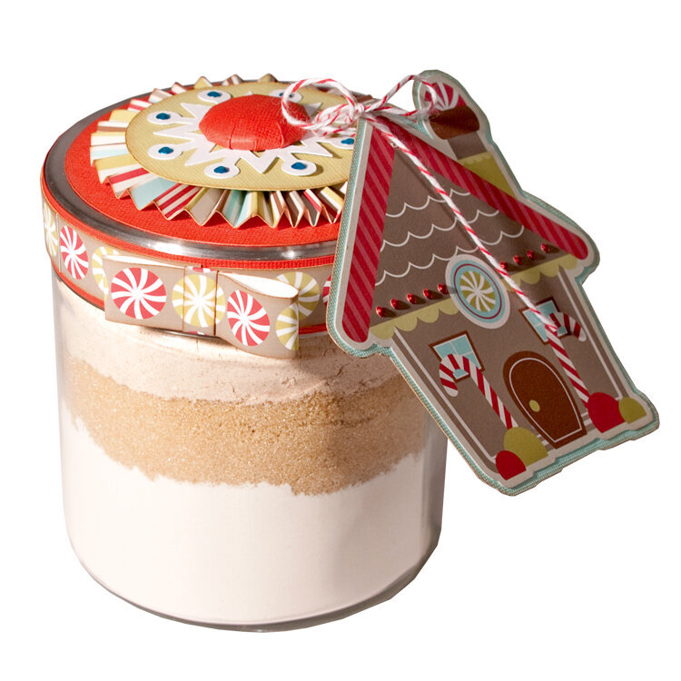 Cake in a Jar using Imaginisce Santa&#039;s Little Helper Collection