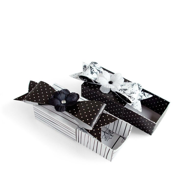 Party Favor Boxes featuring Black Ice from Imaginisce
