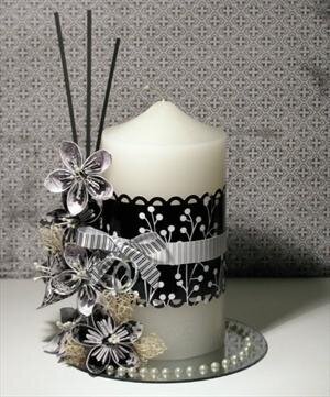 TLC Candle Centerpiece by Melinda Spinks