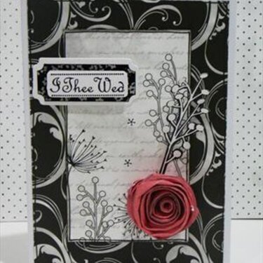 I Thee Wed Card by Samantha Hauzer