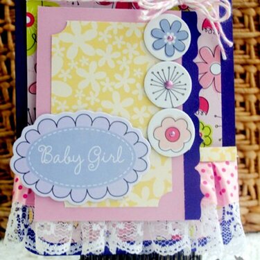 Little Cutie Baby Girl Card by Beth Moore