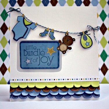 Little Cutie Bundle of Joy Card by Heather Leopard