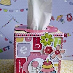 Little Cutie Klenex Box by Lydia Jackson