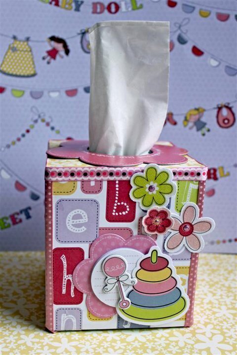 Little Cutie Klenex Box by Lydia Jackson