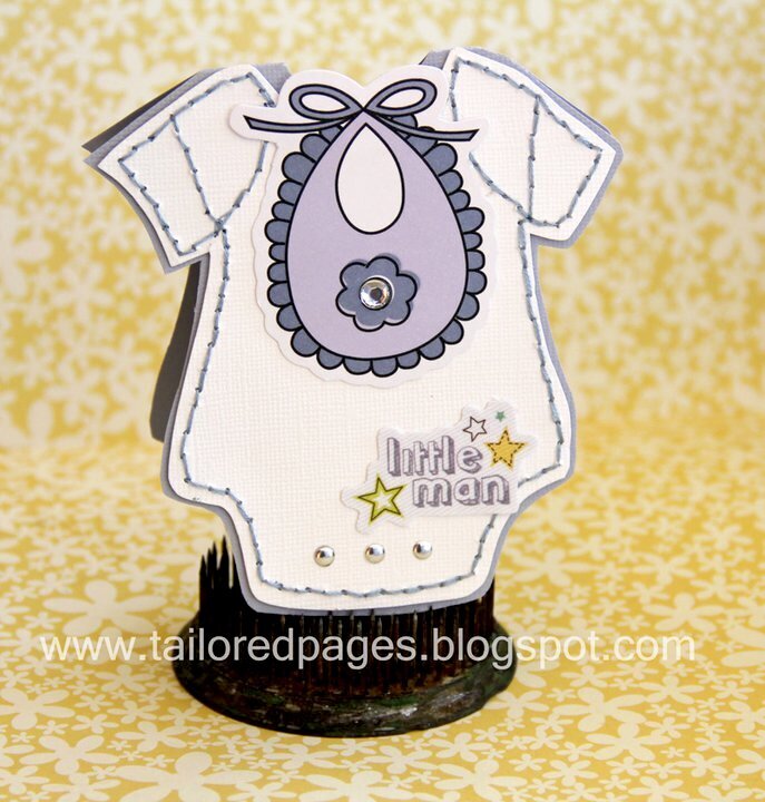 Little Cutie Onsie Card by Tracey Taylor