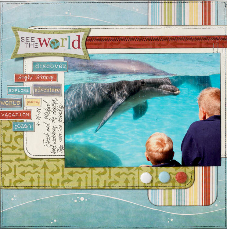 See the World 12x12 Layout