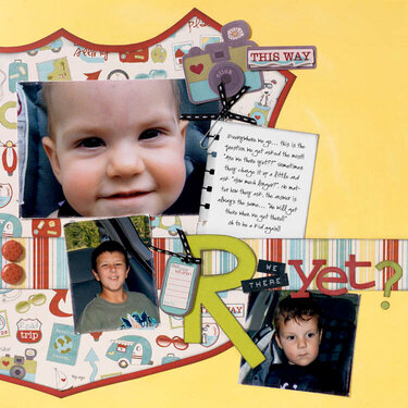 R We There Yet 12x12 Layout